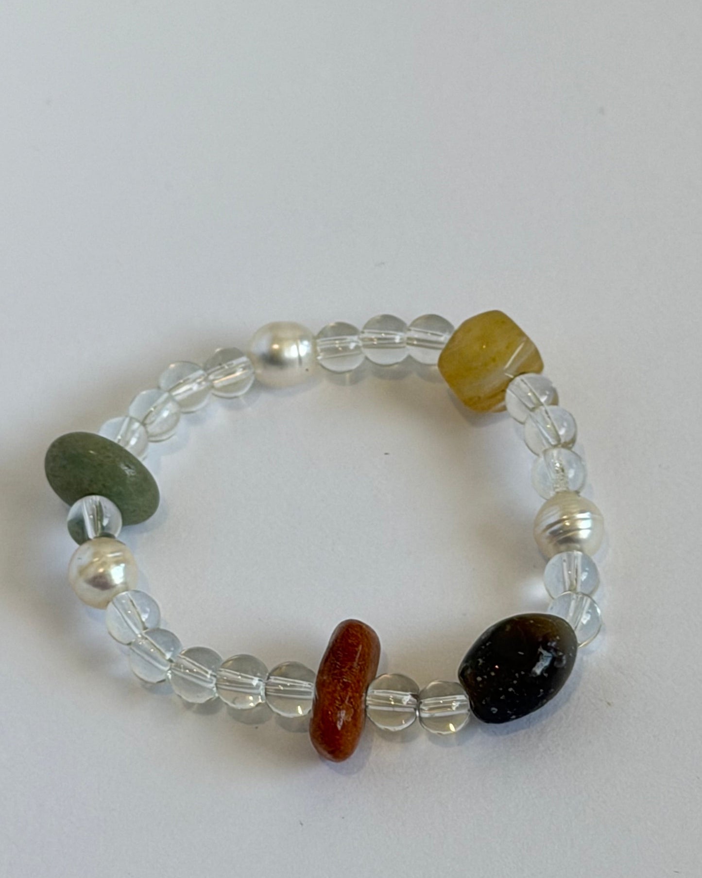 Glass Tumbled Bracelet