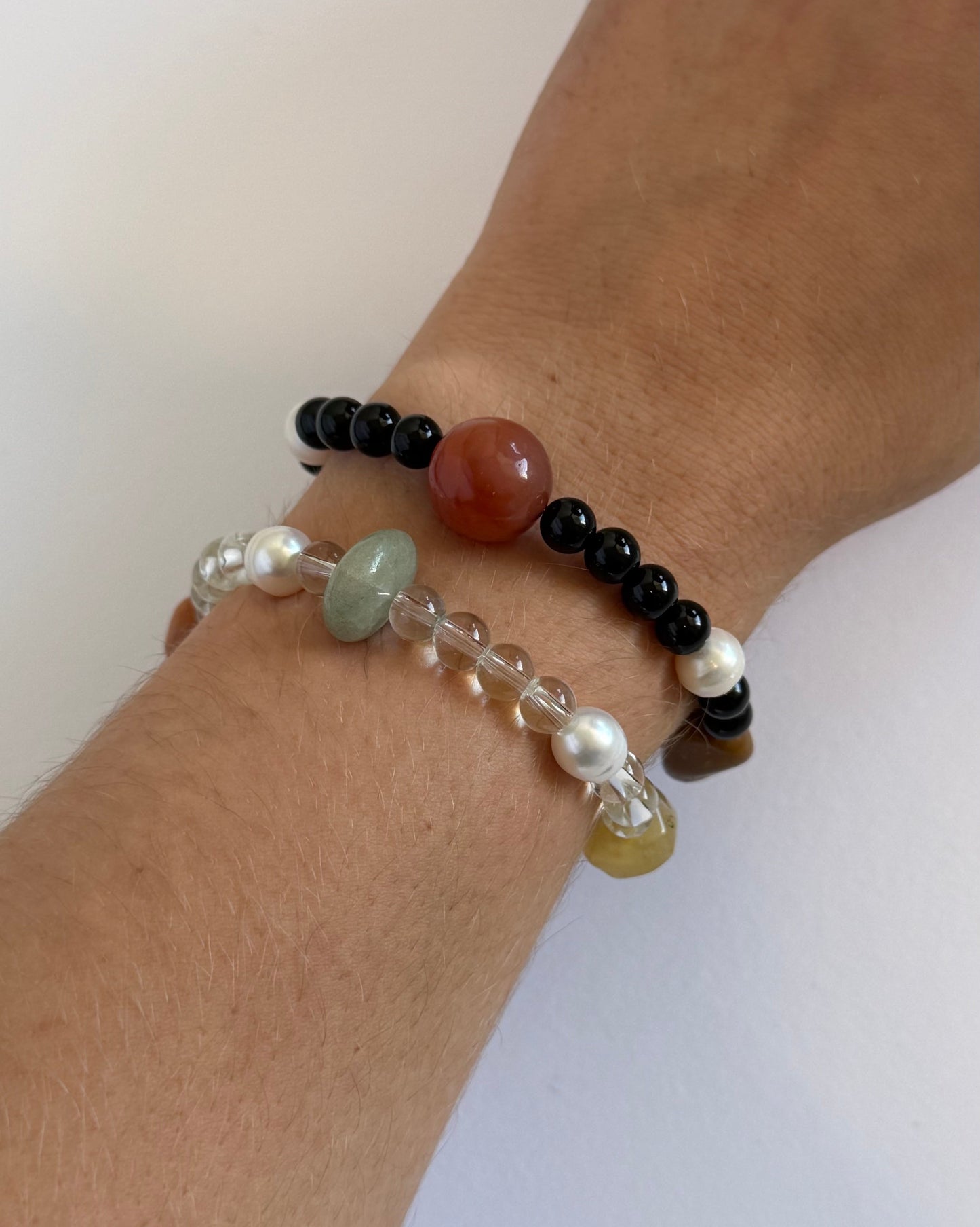 Onyx Tumbled Bracelet