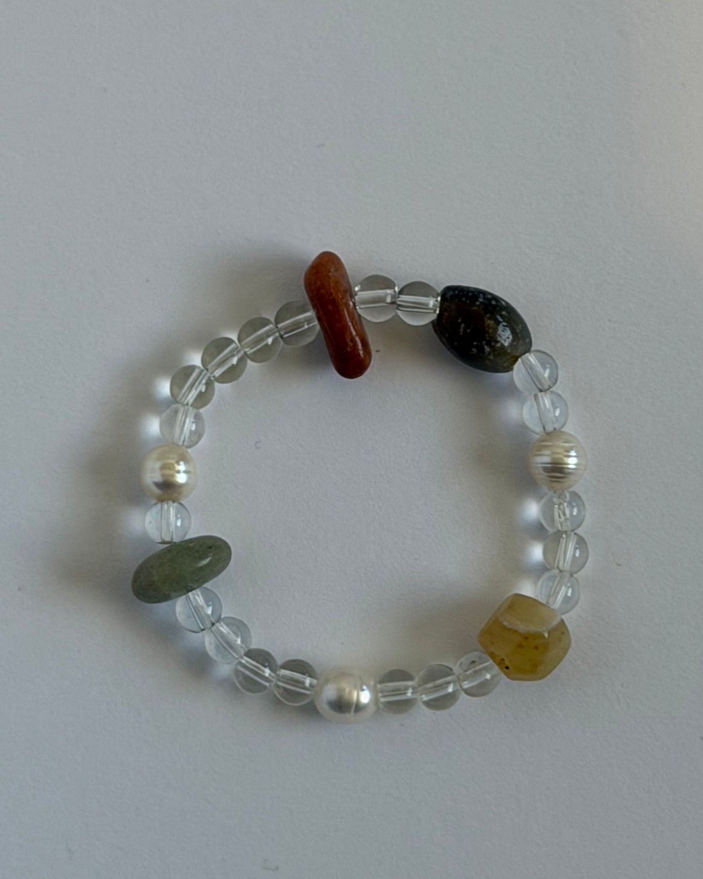 Glass Tumbled Bracelet