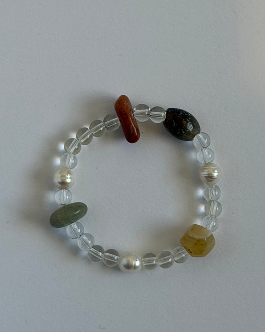 Glass Tumbled Bracelet