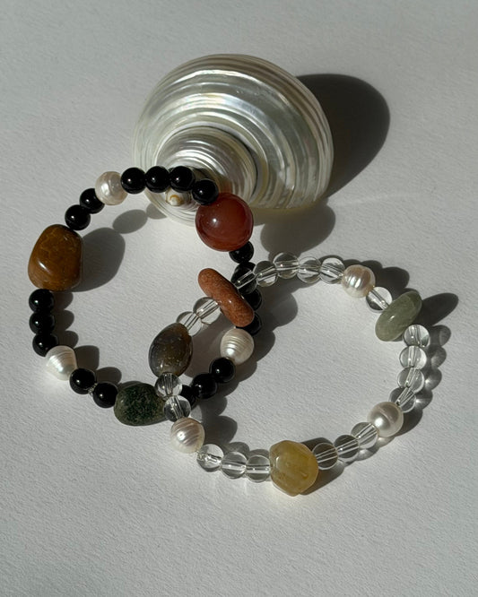 Glass Tumbled Bracelet